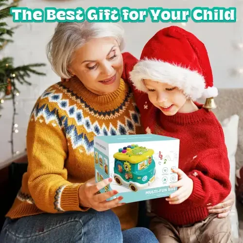 Baby Toys for 6-12 Months, Learning Toys for 1-3 Year Old Boys & Girls, Light-up Musical Busy Board Toy for Toddlers (1-3), Baby Toys for 12-24 Months - 3