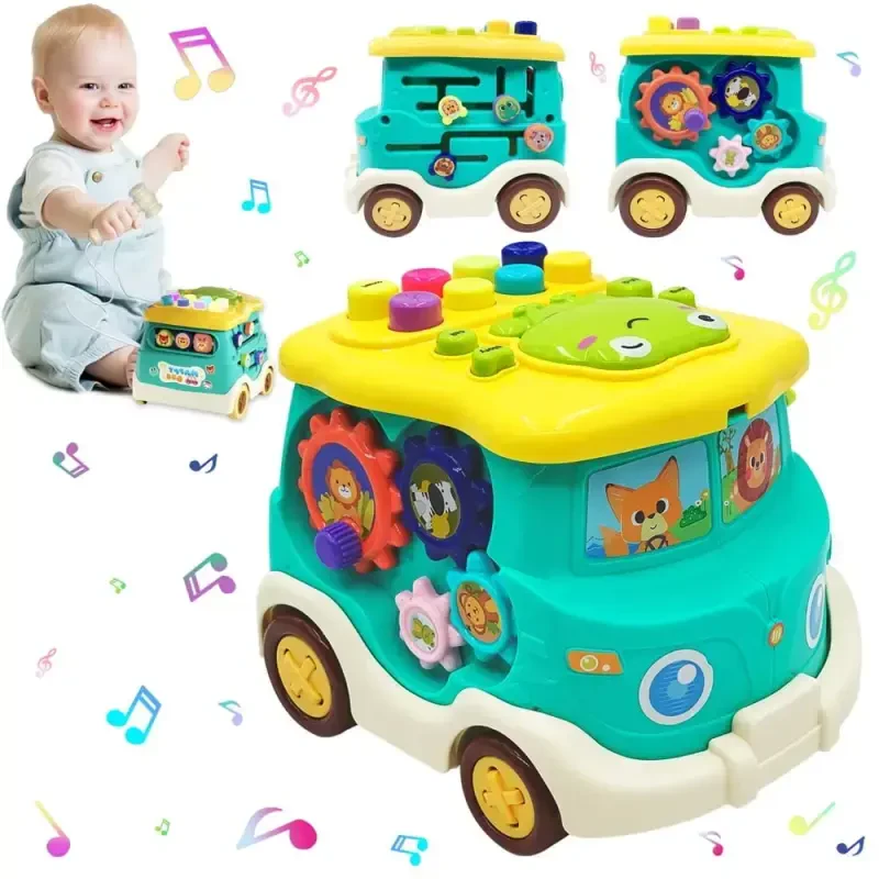 Baby Toys for 6-12 Months, Learning Toys for 1-3 Year Old Boys & Girls, Light-up Musical Busy Board Toy for Toddlers (1-3), Baby Toys for 12-24 Months - 6