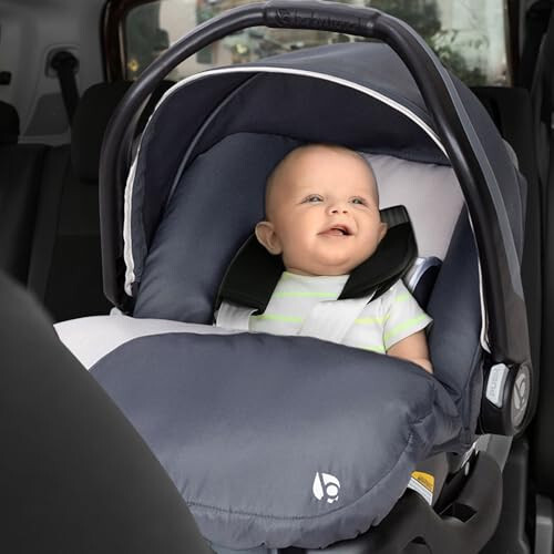 Baby Trend Ally Newborn Baby Infant Car Seat Carrier Travel System with Harness and Extra Cozy Cover for Babies Up to 35 Pounds, Gray Magnolia - 4