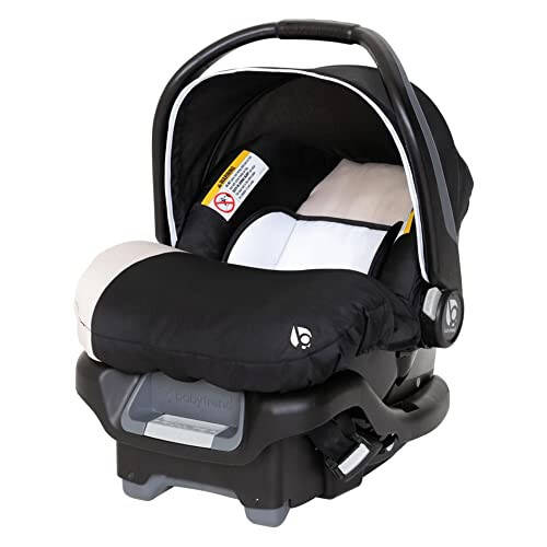 Baby Trend Ally Newborn Baby Infant Car Seat Carrier Travel System with Harness and Extra Cozy Cover for Babies Up to 35 Pounds, Modern Khaki - 1