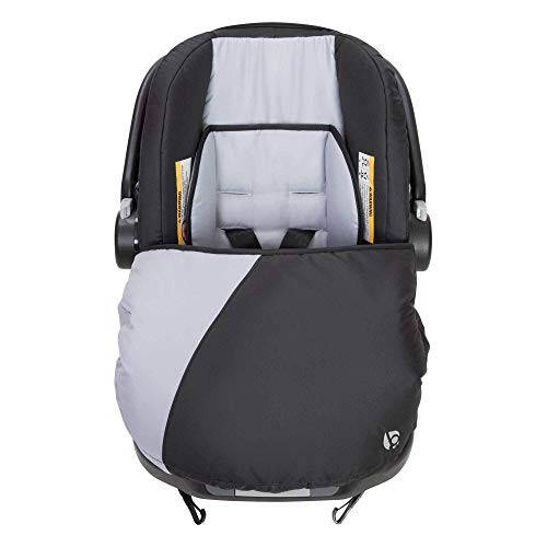 Baby Trend Ally Newborn Baby Infant Car Seat Carrier Travel System with Harness and Extra Cozy Cover for Babies Up to 35 Pounds, Stormy - 6