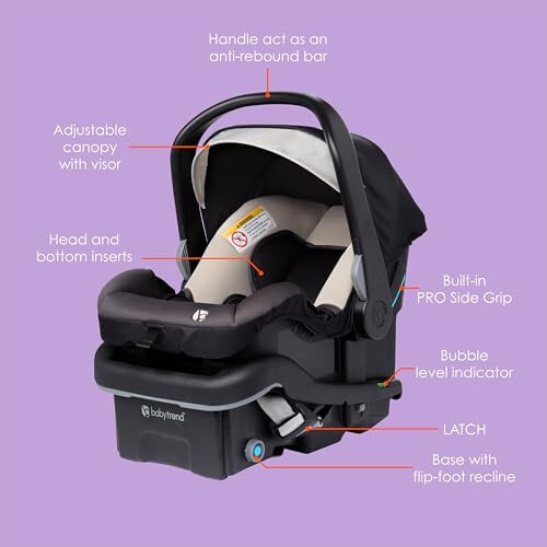 Baby Trend EZ-Lift™ PRO Infant Car Seat, Dash Tan - 2