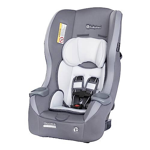 Baby Trend Trooper™ 3-in-1 Convertible Car Seat, Dash Grey - 1