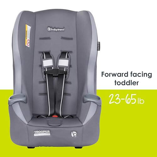 Baby Trend Trooper™ 3-in-1 Convertible Car Seat, Dash Grey - 6