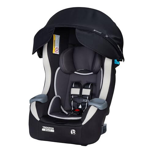 Baby Trend Trooper™ Plus 3'ü 1 arada Çıkarılabilir Güneşlikli Oto Koltuğu, Dash Bej - 1