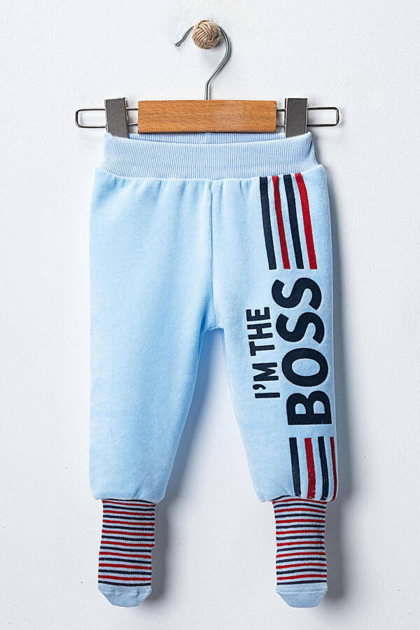 Baby Velvet Boss Sock Pants - 1