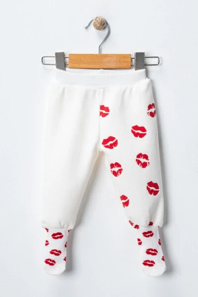 Baby Velvet Lip-Print Leggings - BLOOMERS
