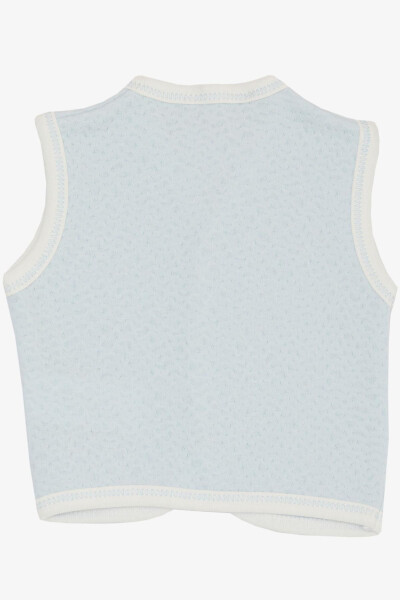 Baby Vest with Snaps (0-9 Months) Light Blue - 5