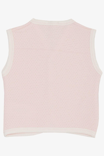 Baby Vest with Snaps (0-9 Months, Pink) - 5