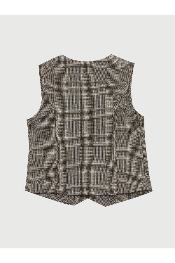 Baby Vest with V-Neck Pattern - 2