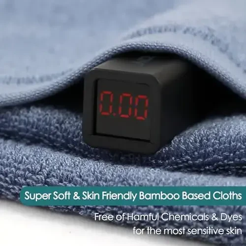 Baby Washcloths 12 Pack, 10x10 inch Ultra Soft Small Wash Cloths for Face and Body, Gentle & Safe White Face Towels on Sensitive Skin, Baby Essentials Shower Gifts for infant Kid Toddler Children - 3