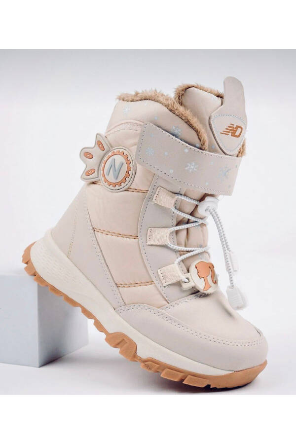 Baby Waterproof Wool-Lined Booties - 1