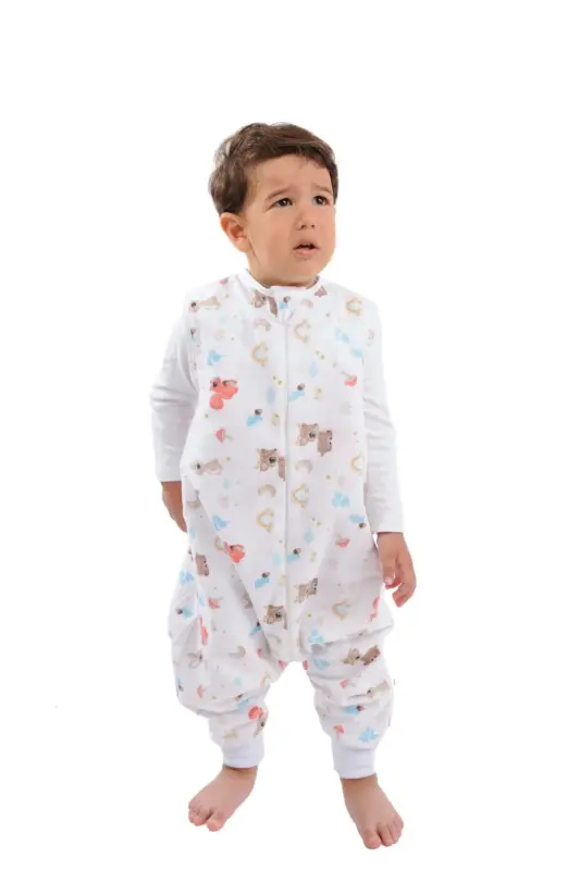 Baby Winter and Seasonal Double Layer Flannel Sleeping Bag 1 Tog - 4