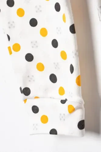 Baby Yellow Chick 3-Piece Romper Set - 4