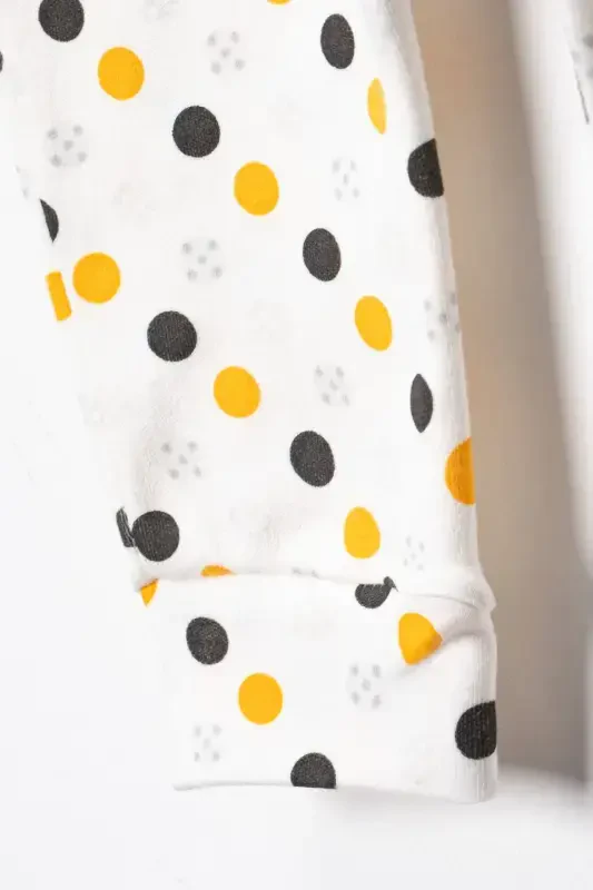 Baby Yellow Chick 3-Piece Romper Set - 4