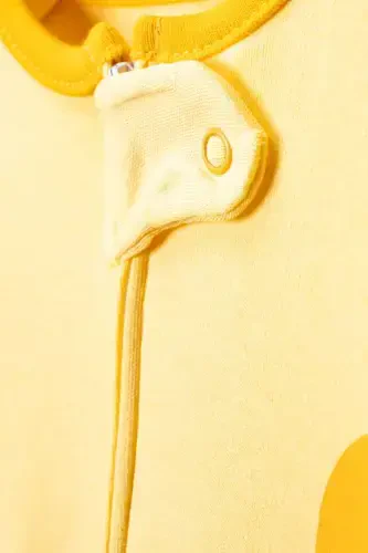 Baby Yellow Chick 3-Piece Romper Set - 5