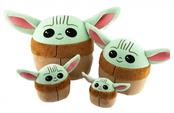 Baby Yoda peluş o'yinchoq, yoqimli hayvon yostig'i, Grogu Baby Yoda Yulduzli Urushlar bolalar uchun qo'g'irchoq sovg'asi 5 dyuym (13 sm). - 8