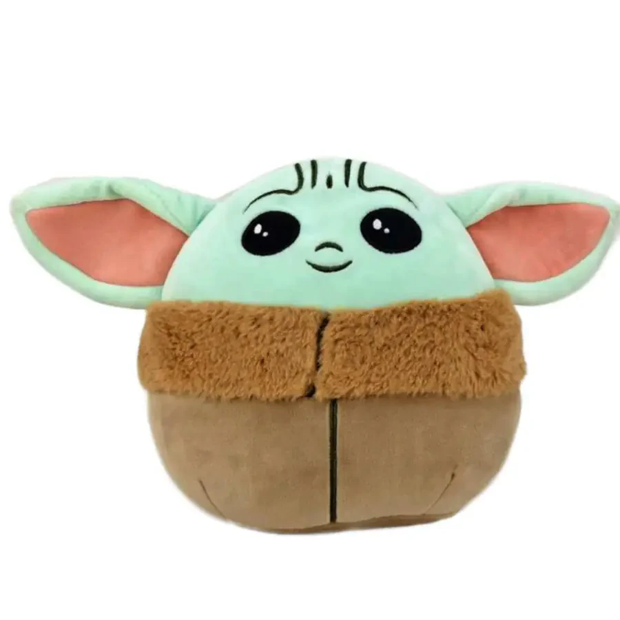 Baby Yoda Plush Stuffed Toy Plushie Cute Animal Pillow, Grogu Baby Yoda Star Wars Kids Doll Gift 10 inch (26 cm.) - 1