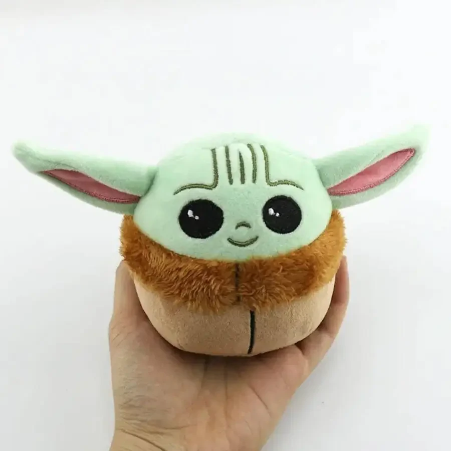 Baby Yoda Plush Stuffed Toy Plushie Cute Animal Pillow, Grogu Baby Yoda Star Wars Kids Doll Gift 5 inch (13 cm.) - 1