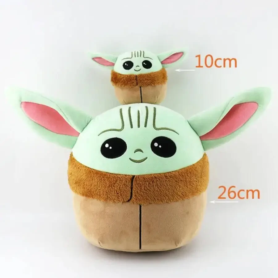 Baby Yoda Plush Stuffed Toy Plushie Cute Animal Pillow, Grogu Baby Yoda Star Wars Kids Doll Gift 5 inch (13 cm.) - 3
