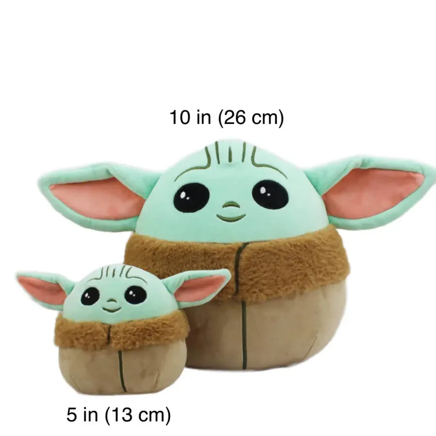 Baby Yoda Plush Stuffed Toy Plushie Cute Animal Pillow, Grogu Baby Yoda Star Wars Kids Doll Gift 5 inch (13 cm.) - 5