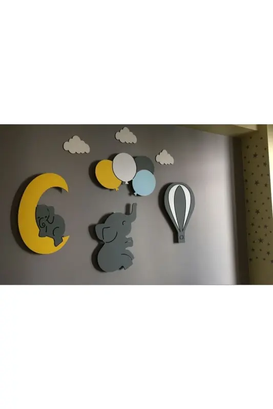 Baby/Children's Room Wooden Decorative Lighting Baby Gift - 4