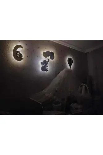 Baby/Children's Room Wooden Decorative Lighting Baby Gift - 6