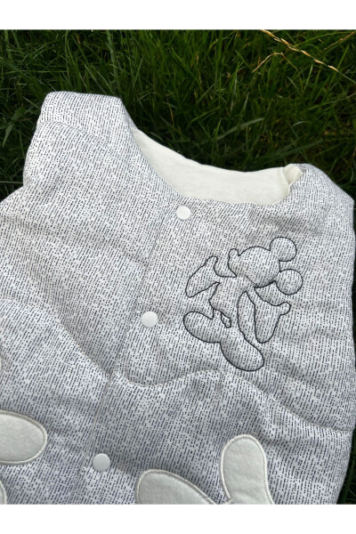 Baby/Kid Seasonal Embroidered Cotton Lined Vest - 5