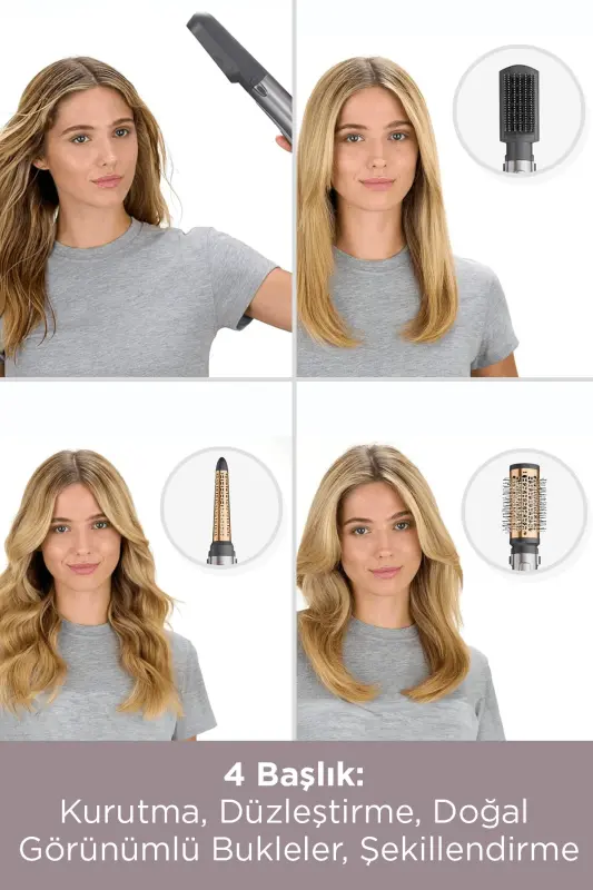 Babyliss Air Styler 1000 AS136E Airbrush Styling Set - 7