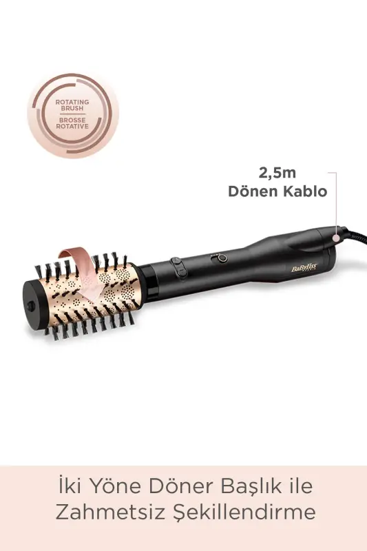 Babyliss Big Hair Luxe AS970E Issiq Havo bilan Soch Turmaklash Asbob - 3
