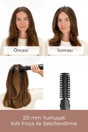 Babyliss Perfect Finish Hot Air Styler Set (4 Accessories) - As126e - 25