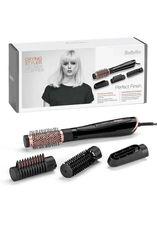 Babyliss Perfect Finish Hot Air Styler Set (4 Accessories) - As126e - 2