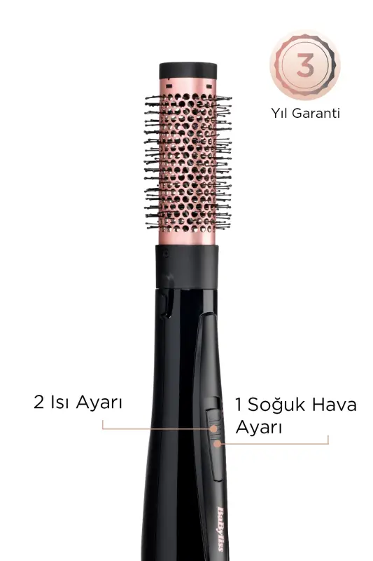 Babyliss Perfect Finish Hot Air Styler Set (4 Accessories) - As126e - 3