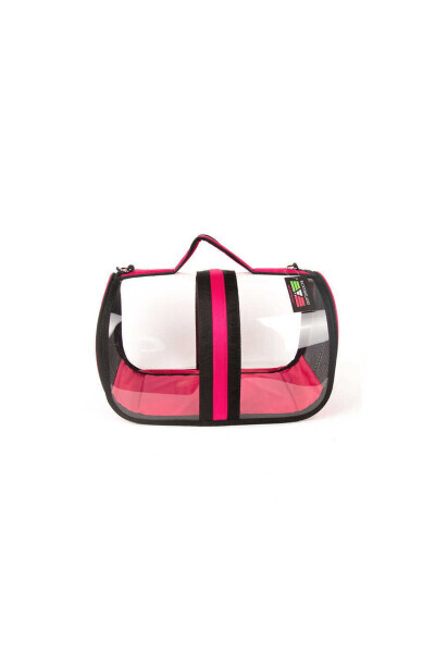 Bacco Milano Şeffaf Kedi Ve Köpek Taşıma Çantası Pembe 28x44x28 Cm - beyaz - PET PRETTY