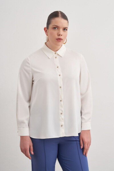 Back Detailed Woven Tunic - 4