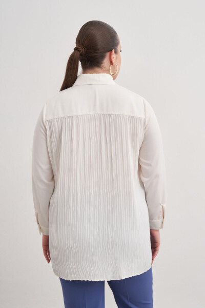 Back Detailed Woven Tunic - 6