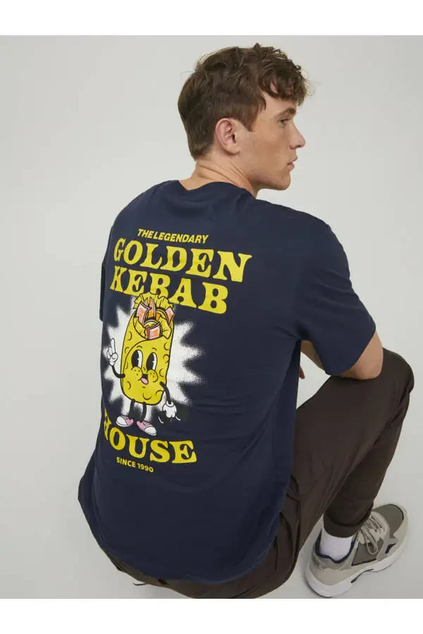 Back Printed T-shirt - Taco - 8