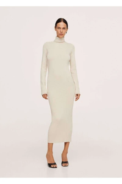 Back Slit Dress - MANGO (1)