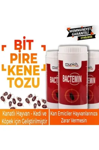 Bactemin Akarsid Natural Poultry Mite Tick Parasite Powder 500 gr - MUNICH VET (1)