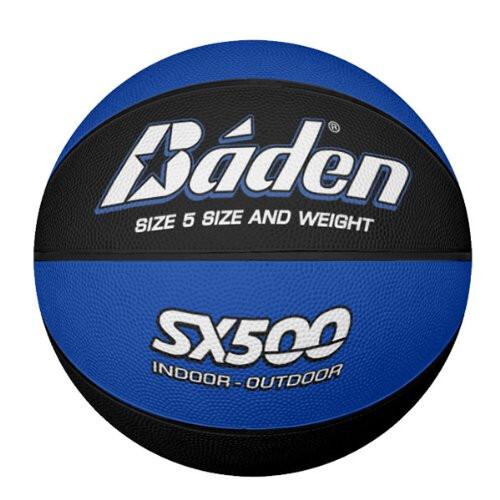 Baden Junior SX Range Composite Rubber Basketball, Indoor and Outdoor Ball, Tan, Size 5 - 2