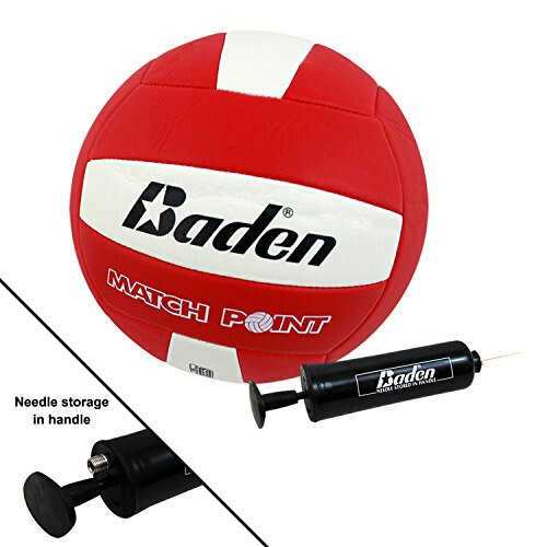 Baden Şampiyonlar Voleybol/Badminton Taşınabilir Kombine Set, 4 Raket + 3 Top + Sınır Çizgisi + Voleybol + Pompa + Taşıma Çantası - 12