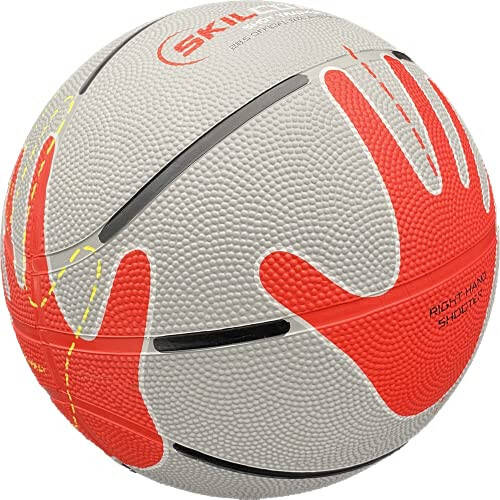 Baden SkilCoach Shooter's Basketball | Rubber Training Basketball | Teaches Hand Postioning | Basektball Training Aid | 28.5-Inch Ball - 1