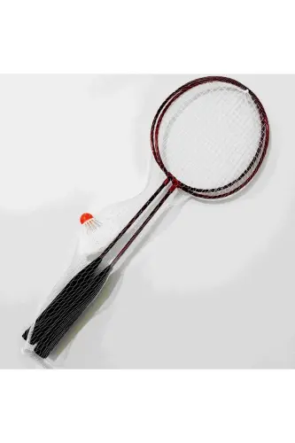 Badminton raket seti 2 raket 1 top 