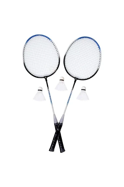 Badminton Set with Bag 2 Badminton Rackets 3 Badminton Balls and Carry Bag - TOSIMA