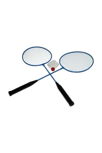 Badminton Seti Raket Ve Top-Mavi1 