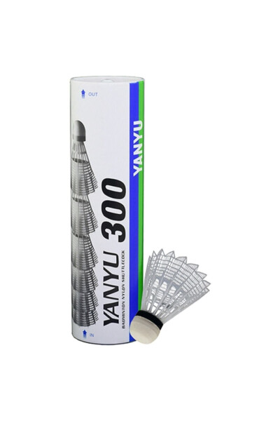 Badminton Shuttlecock 300 Pack of 6 - YANYU (1)