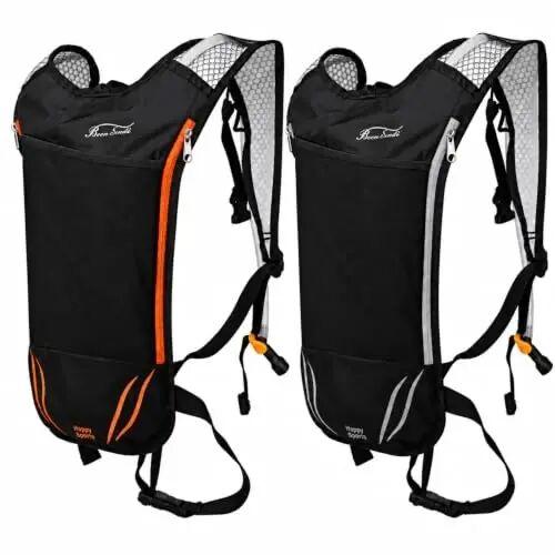 Baen Sendi 2 Pack Hydration Pack with 2L Backpack Water Bladder - Great for Outdoor Sports of Running Hiking Camping Cycling Skiing - 1