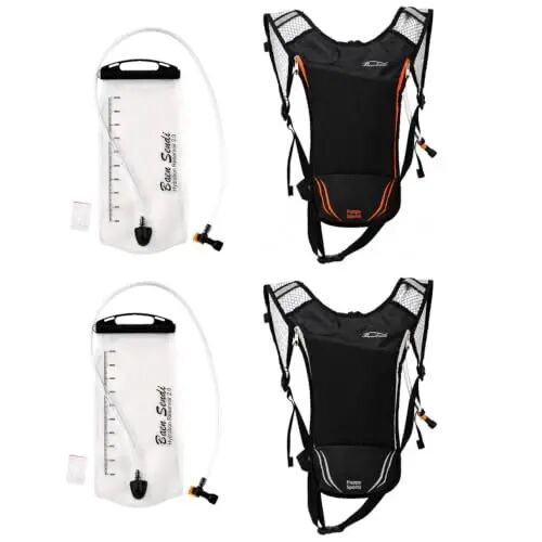 Baen Sendi 2 Pack Hydration Pack with 2L Backpack Water Bladder - Great for Outdoor Sports of Running Hiking Camping Cycling Skiing - 3