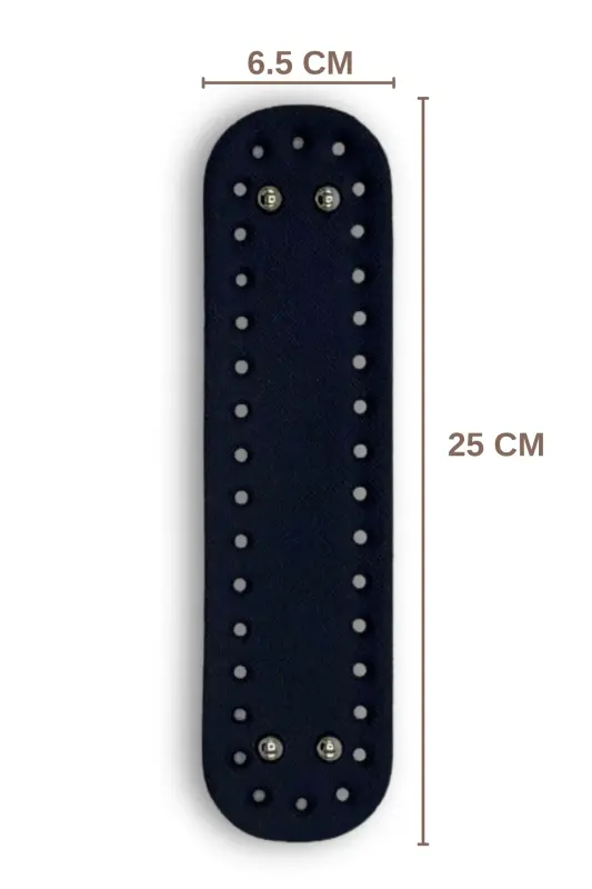 Bag Base Mini Faux Leather 6.5cmx25cm Bag Accessory And Bag Accessory Navy Blue - Navy Blue - 1