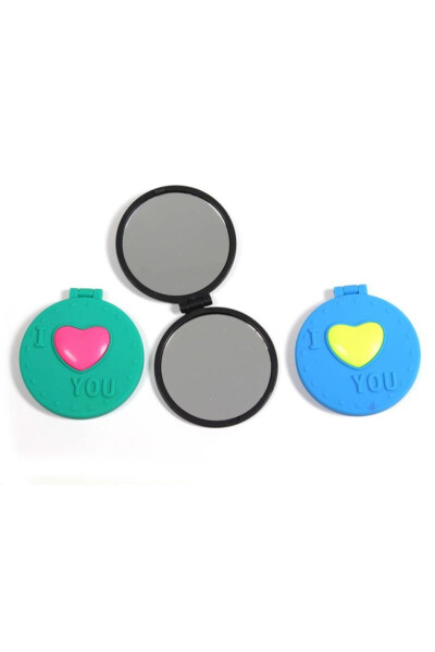 Bag-Type Heart-Shaped Makeup Mirror 8680742411634 - 2